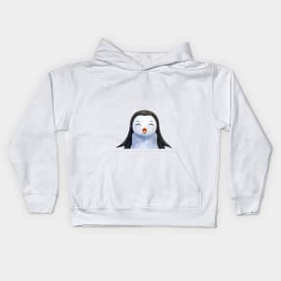 Penguin cartoon Kids Hoodie